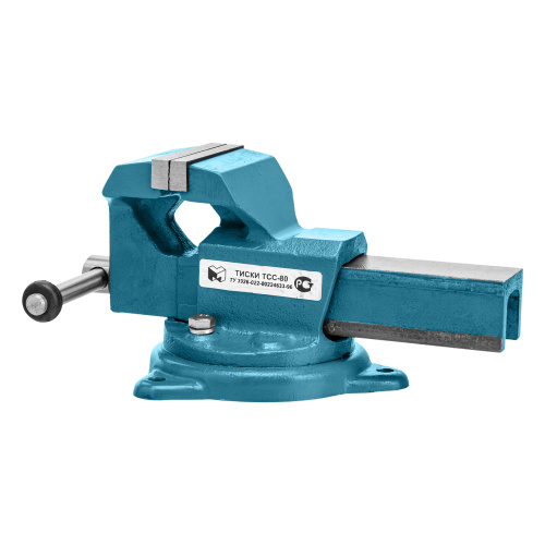 Тиски слесарные, 80 мм, поворотные (Глазов) по ценам производителя в Краснодаре с доставкой по всей России