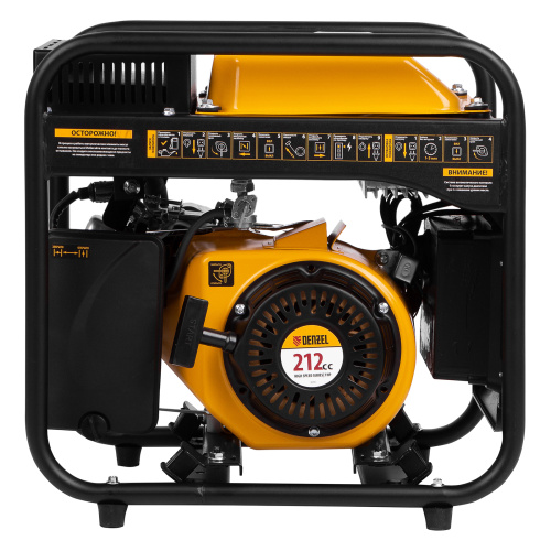 Генератор инверторный GT-3500iF, 3.5 кВт, 230 В, бак 5 л, открытый корпус, ручной старт Denzel по ценам производителя в Краснодаре с доставкой по всей России