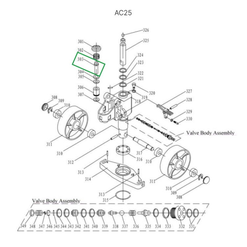 Шток нагнетательный для гидравлических тележек JC20 по ценам производителя в Краснодаре с доставкой по всей России