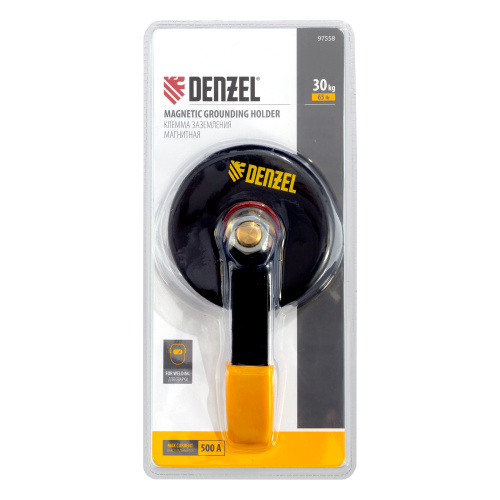 Клемма заземления магнитная для сварочных работ 65 LB Denzel по ценам производителя в Краснодаре с доставкой по всей России