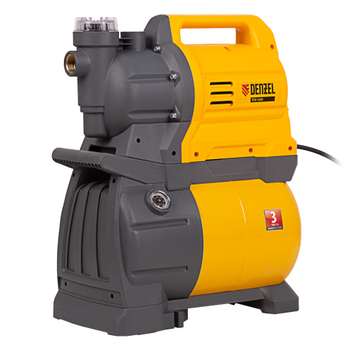 Насосная станция PSХ1300, Х-Pro, 1300 Вт, 4500 л/ч, ресивер 24 л, подъем 48 м Denzel по ценам производителя в Краснодаре с доставкой по всей России