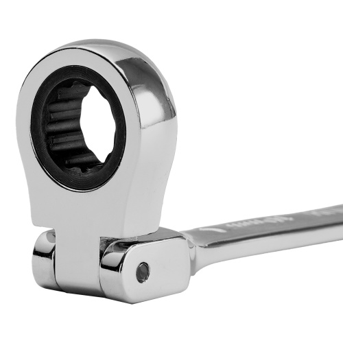 Ключ комбинированный трещоточный, 10 мм, CrV, шарнирный, зеркальный хром Matrix Professional по ценам производителя в Краснодаре с доставкой по всей России