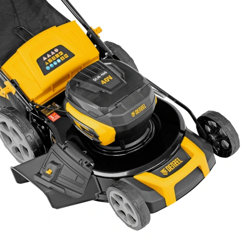 Газонокосилка аккумуляторная бесщет. DLM-460, 460 мм, травосб. 65 л., Li-Ion, 40 В Denzel по ценам производителя в Краснодаре с доставкой по всей России