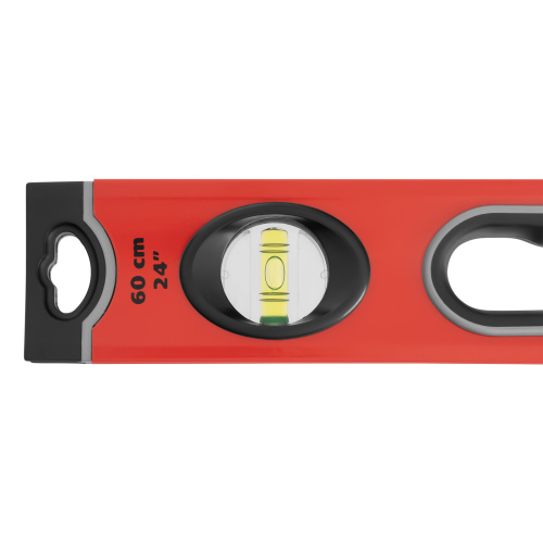 Уровень алюминиевый, 600 мм, 3 глазка, ударопрочные заглушки, двухкомпонентные ручки Matrix ProFI по ценам производителя в Краснодаре с доставкой по всей России