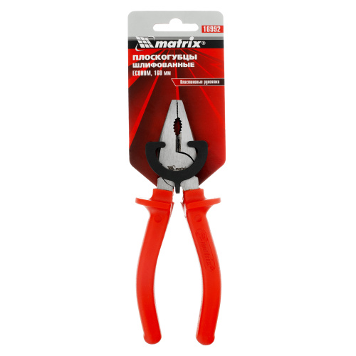Плоскогубцы Econom, 160 мм, шлифованные, пластмассовые рукоятки Matrix по ценам производителя в Краснодаре с доставкой по всей России