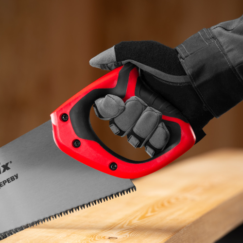 Ножовка по дереву, 500 мм, 7-8 TPI, зуб-3D, каленый зуб, двухкомпонентная рукоятка Matrix по ценам производителя в Краснодаре с доставкой по всей России