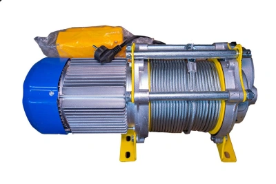 Лебедка электрическая  300/600кг  60/30м с канатом 220В 24м/мин алюминиевый корпус TOR KCD (TSA) по ценам производителя в Краснодаре с доставкой по всей России