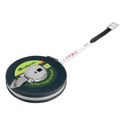 Рулетка геодезическая 20 м х 13 мм, закрытый корпус, фибергласовая лента Сибртех по ценам производителя в Краснодаре с доставкой по всей России