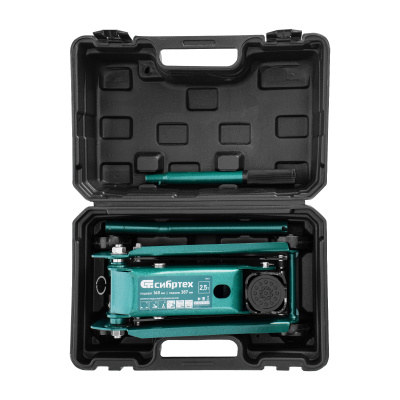 Домкрат гидравлический подкатной, 2,5 т, 148-387 мм, в пласт. кейсе Сибртех по ценам производителя в Краснодаре с доставкой по всей России