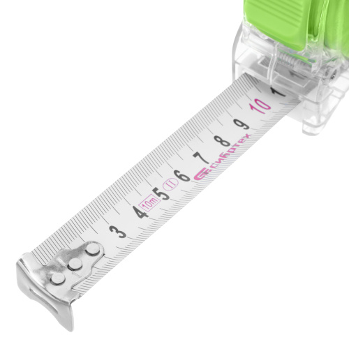 Рулетка Кварц,прозрачный корпус,амортизатор,10 м х 25 мм Сибртех по ценам производителя в Краснодаре с доставкой по всей России