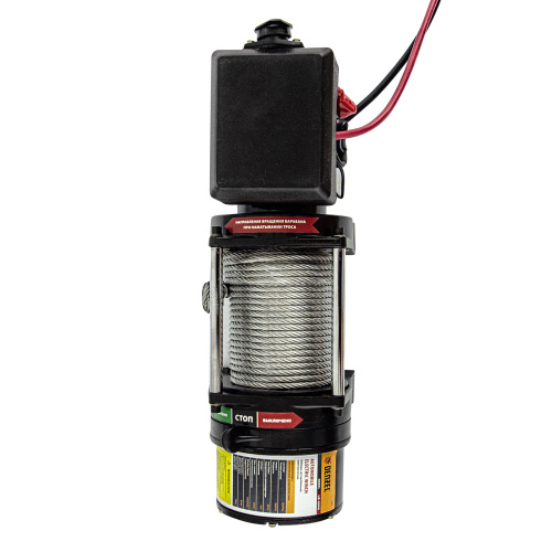 Лебедка автомобильная электрическая LB-2000, 2.2 т, 3.2 кВт, 12 В Denzel по ценам производителя в Краснодаре с доставкой по всей России