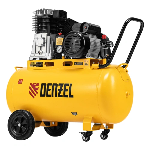 Компрессор воздушный рем. привод BCI 2200/100, 2,2 кВт, 100 литров, 420 л/мин Denzel по ценам производителя в Краснодаре с доставкой по всей России