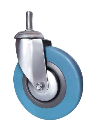 Колесо аппаратное поворотное SCtg 55 125 мм с болтом (зеленое) (F) по ценам производителя в Краснодаре с доставкой по всей России