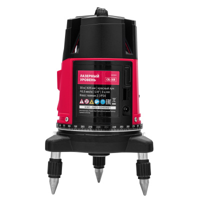 Лазерный уровень CRL-30R, 30 м, красный луч, батарейки, резьба 5/8" MTX по ценам производителя в Краснодаре с доставкой по всей России