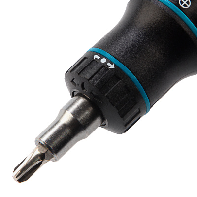 Отвертка реверсивная с револьверным механизмом, 11 шт, сталь S2 Gross по ценам производителя в Краснодаре с доставкой по всей России