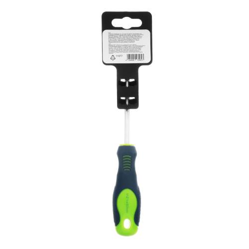 Отвертка, PZ1 х 80 мм, CrV, двухкомпонентная рукоятка Сибртех по ценам производителя в Краснодаре с доставкой по всей России