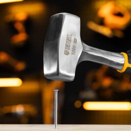 Кувалда 1 кг, цельнометаллическая, двухкомпонентная рукоятка Denzel по ценам производителя в Краснодаре с доставкой по всей России