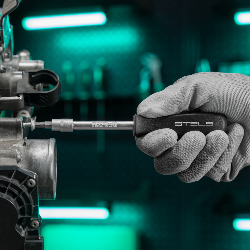 Набор инструментов 1/2", 1/4", CrV, 12 гранные головки, пластиковый кейс, 109 предмета Stels по ценам производителя в Краснодаре с доставкой по всей России