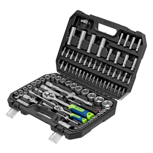 Набор инструментов, 1/2", 1/4", пластиковый кейс, 94 предмета// Сибртех по ценам производителя в Краснодаре с доставкой по всей России
