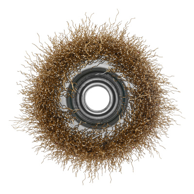 Щетка для УШМ, 75 мм, М14, "чашка", латунированная витая проволока Matrix по ценам производителя в Краснодаре с доставкой по всей России