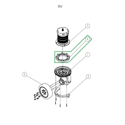 Опорно-поворотный подшипник редуктора для ричтрака RV (внутренний d 200 мм) по ценам производителя в Краснодаре с доставкой по всей России
