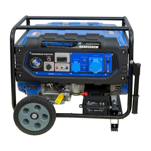 Генератор бензиновый Dinking DKA8500EW (8,5кВт, электростартер, 17лс, колёса, АВР) по ценам производителя в Краснодаре с доставкой по всей России