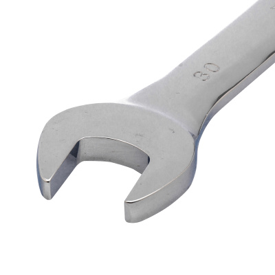 Ключ комбинированный трещоточный, 30 мм, CrV, зеркальный хром Matrix по ценам производителя в Краснодаре с доставкой по всей России