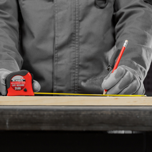 Рулетка Double fixation,3 м х 16 мм,обрезиненный корпус,двойная плавная фиксация Matrix по ценам производителя в Краснодаре с доставкой по всей России