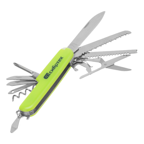 Нож многофункциональный, компактный размер, 15 функций, 90 мм Сибртех по ценам производителя в Краснодаре с доставкой по всей России