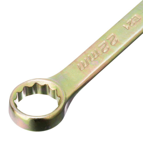 Ключ комбинированный, 22 мм, желтый цинк Сибртех по ценам производителя в Краснодаре с доставкой по всей России