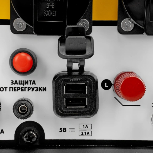 Генератор инверторный GS-5500iSE, 5,5 кВт, 230 В, закрытый корпус,электростартер Denzel по ценам производителя в Краснодаре с доставкой по всей России