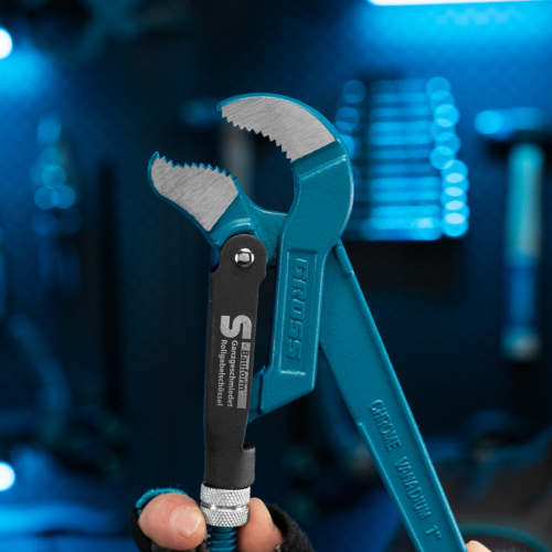 Ключ трубный рычажный 1, №1, цельнокованый, CrV, тип "S" Gross по ценам производителя в Краснодаре с доставкой по всей России