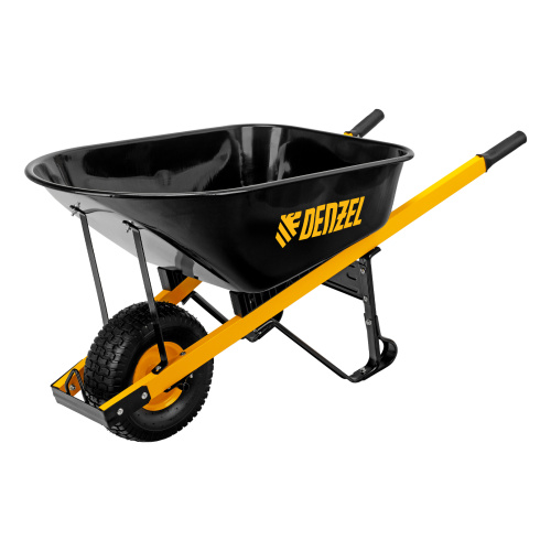 Тачка строительная, усиленная, объем 140 л, 230 кг, колесо 15х6.00-6 Denzel по ценам производителя в Краснодаре с доставкой по всей России