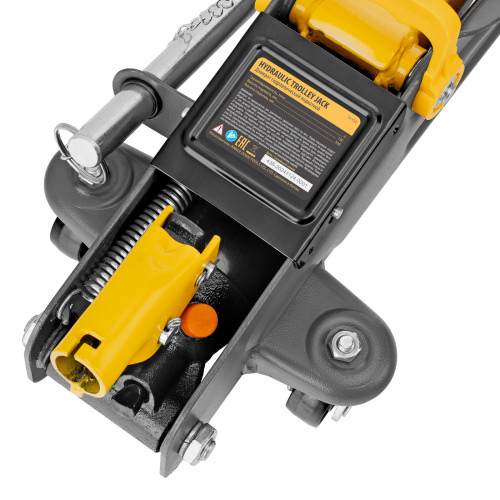 Домкрат гидравлический подкатной с фиксатором, 2 т, 130-330 мм Denzel по ценам производителя в Краснодаре с доставкой по всей России