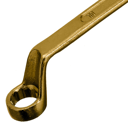 Ключ накидной, 10 х 11 мм, желтый цинк Сибртех по ценам производителя в Краснодаре с доставкой по всей России