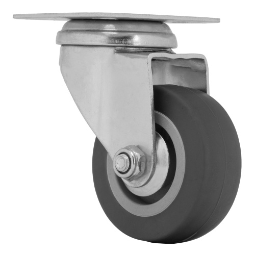 Колесо поворотное D 50 мм, крепление  платформенное Сибртех по ценам производителя в Краснодаре с доставкой по всей России