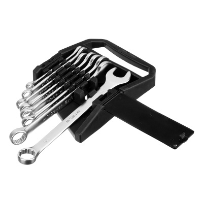 Набор ключей комбинированных, 8-19 мм, 8 шт, CrV, матовый хром Stels по ценам производителя в Краснодаре с доставкой по всей России