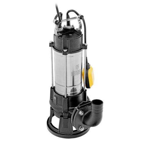 Фекальный насос FP1800-KS, 1800 Вт, напор 17 м, 26000 л/ч, нож-измельчитель Denzel по ценам производителя в Краснодаре с доставкой по всей России