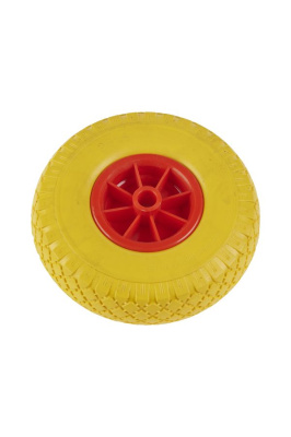 Колесо литое полиуретановое 260 мм PU 1805-2 с пластиковым ободом (без подшипника) по ценам производителя в Краснодаре с доставкой по всей России