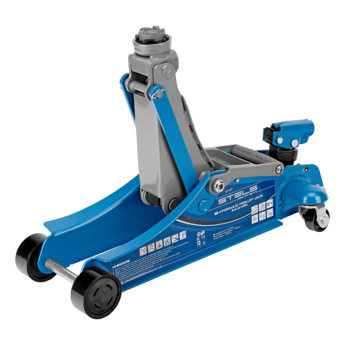 Домкрат гидравлический подкатной, поворотная рукоятка, 2 т, Low Profile, 100-350 мм Stels по ценам производителя в Краснодаре с доставкой по всей России