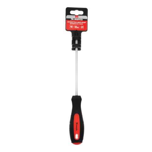 Отвертка Anti-Slip, PH2 х 150 мм, CrV, двухкомпонентная рукоятка Matrix по ценам производителя в Краснодаре с доставкой по всей России