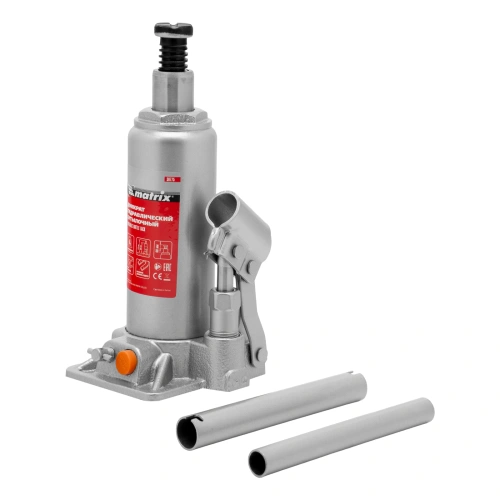 Домкрат гидравлический бутылочный, 4 т, h подъема 194-372 мм, в пластиковом кейсе Matrix по ценам производителя в Краснодаре с доставкой по всей России