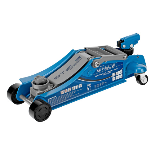 Домкрат гидравлический подкатной, поворотная рукоятка, 2 т, Low Profile, 100-350 мм Stels по ценам производителя в Краснодаре с доставкой по всей России