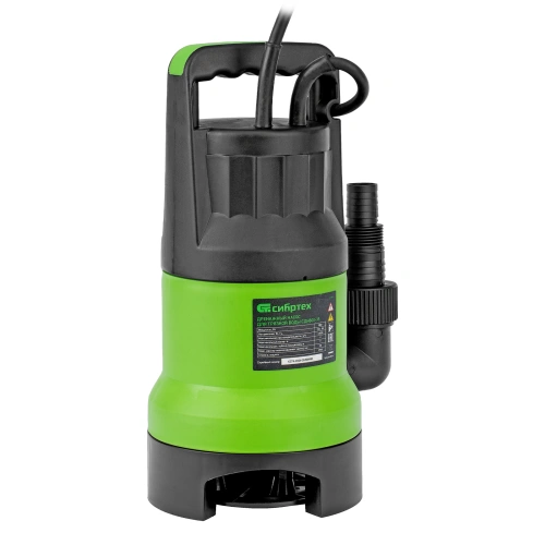 Дренажный насос для грязной воды СДН800-35, 800 Вт, напор 9 м, 13500 л/ч Сибртех по ценам производителя в Краснодаре с доставкой по всей России