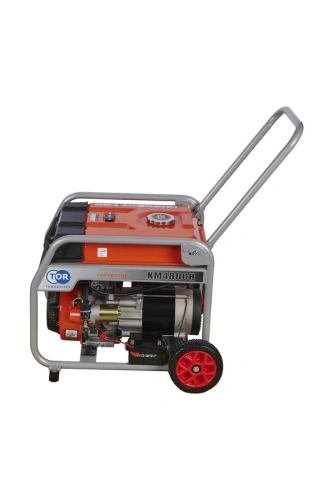 Генератор бензиновый 3,3 кВт 220В 16 л с электростартером и колесами TOR KM4800H по ценам производителя в Краснодаре с доставкой по всей России