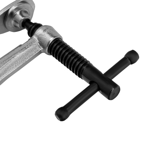 Струбцина F-образная, 80x300мм, кованая Denzel по ценам производителя в Краснодаре с доставкой по всей России