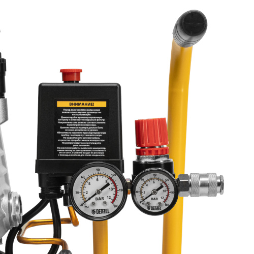 Компрессор воздушный DC1500/24, прямой привод, 1.5 кВт, 24 литра, 220 л/мин Denzel по ценам производителя в Краснодаре с доставкой по всей России