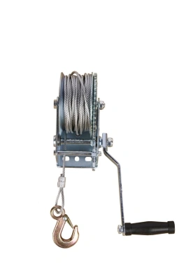 Лебедка ручная барабанная с тросом  400кг  20м оцинкованная TOR FD по ценам производителя в Краснодаре с доставкой по всей России
