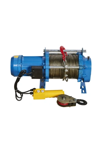Лебедка электрическая  500/1000 кг 100/50 м с канатом 220 В TOR KCD по ценам производителя в Краснодаре с доставкой по всей России