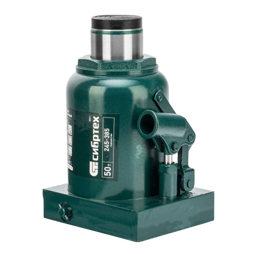 Домкрат гидравлический бутылочный, 50 т, 245-385 мм Сибртех по ценам производителя в Краснодаре с доставкой по всей России